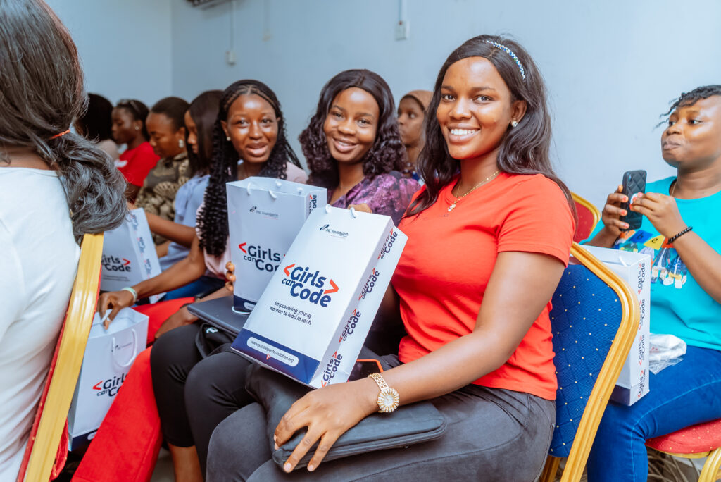 Participants-with-goodie-bags-all-smiles-at-the-launch-of-Girls-Can-Code-scaled